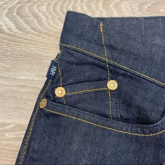 Rock & Republic Navy Blue Low Rise Ankle crop Jeans - Picture 4 of 13